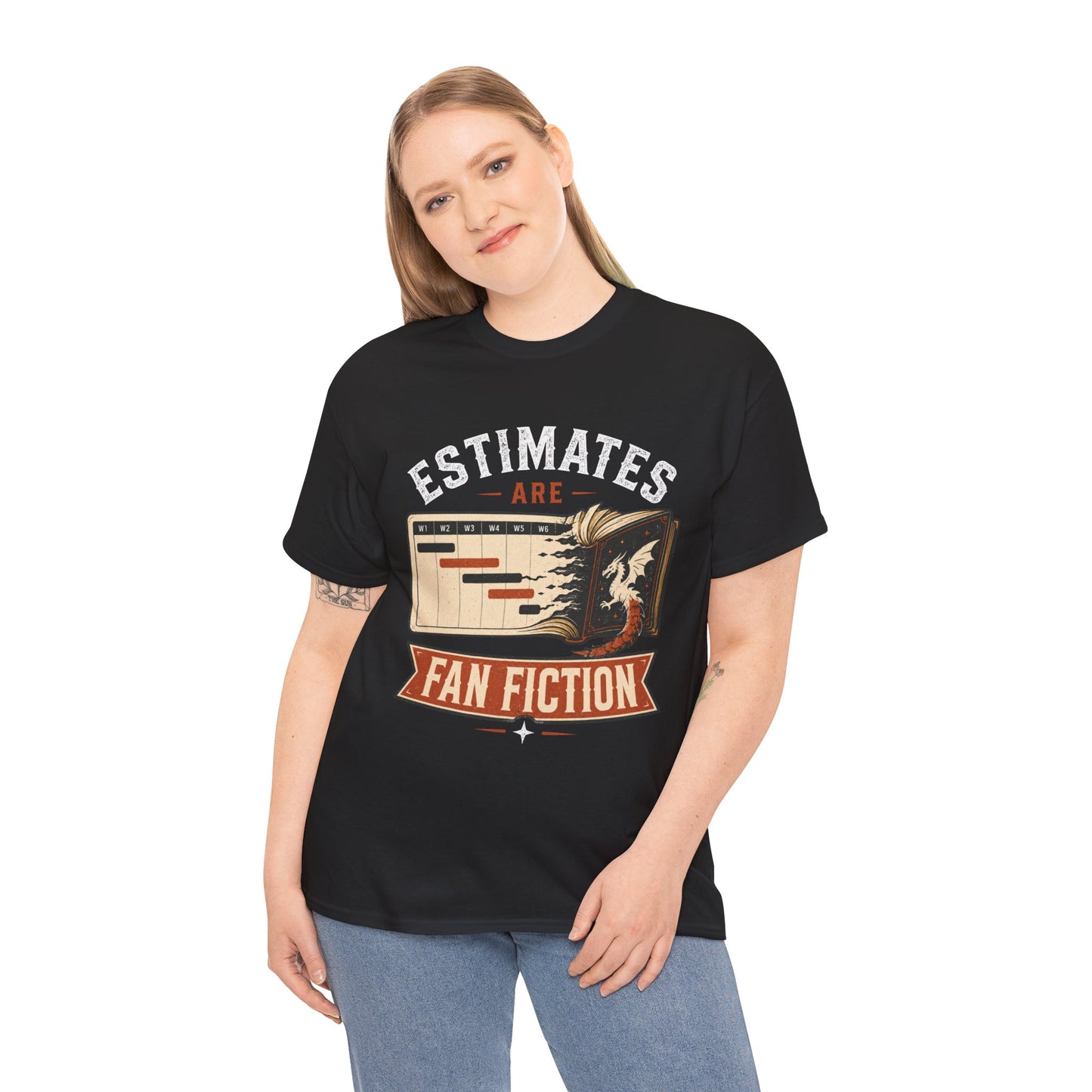 Estimates Are Fan Fiction Shirt | Funny Software Developer & Project Manager Tee